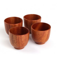 Casarico деревянный лакированный стакан для соджу