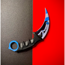 Нож Carambit Camping Hoshin Knife Survival Balisong, Кроваво-красный, 1шт