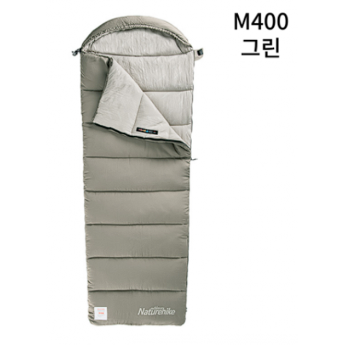 Хлопчатобумажный Спальный мешок Naturehike Four Seasons, M400 Зеленый, 1 шт.