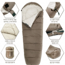 Хлопчатобумажный Спальный мешок Naturehike Mummy CNK2300SD014, Коричневый, 1шт