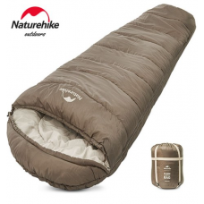 Хлопчатобумажный Спальный мешок Naturehike Mummy CNK2300SD014, Коричневый, 1шт