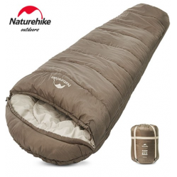 Хлопчатобумажный Спальный мешок Naturehike Mummy CNK2300SD014, Коричневый, 1шт