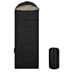 Спальный мешок Comet Mummies 210 x 75 см 1000 г, черный, 1 шт.